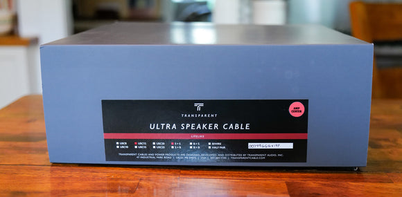 Transparent Ultra Speaker Cable 12ft. Spades
