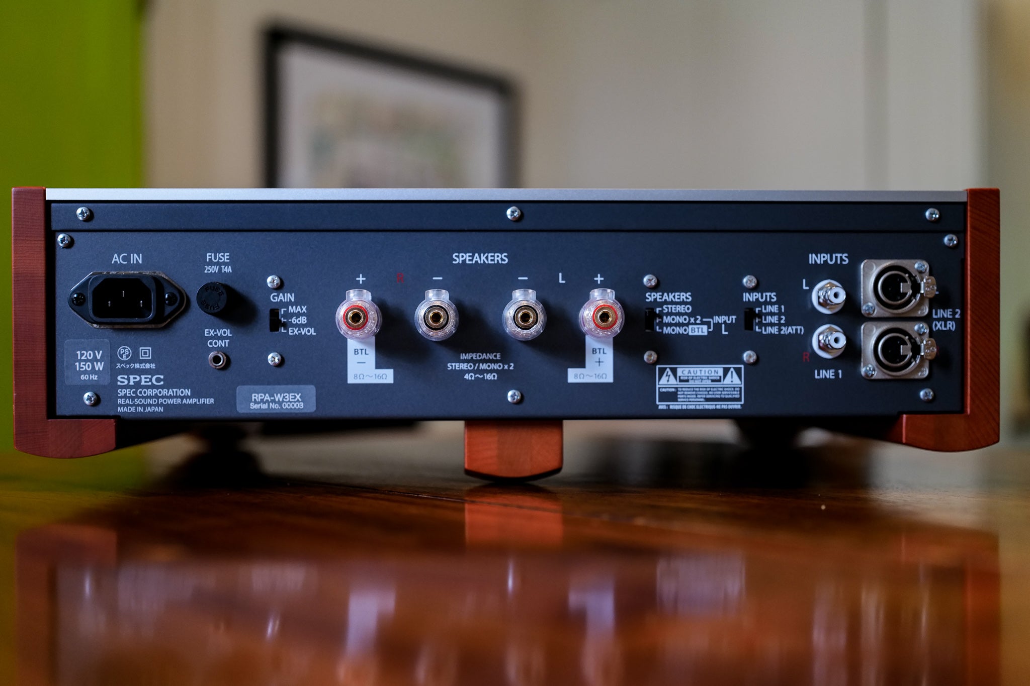 Spec RPA-W3EX amplifier – Don Better Audio
